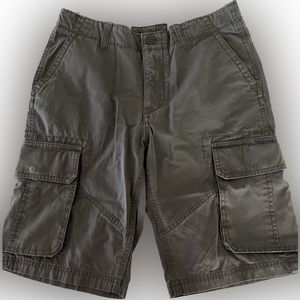GAP Size 18 Boys Regular Gray Cargo Shorts NWT